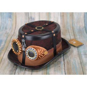 Amsca Steampunk Top Hat Deluxe Halloween Costume One Size